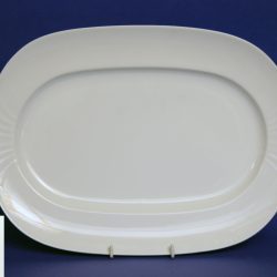 VILLEROY BOCH Arco White Weiss 38cm Oval Platter - 1012682940