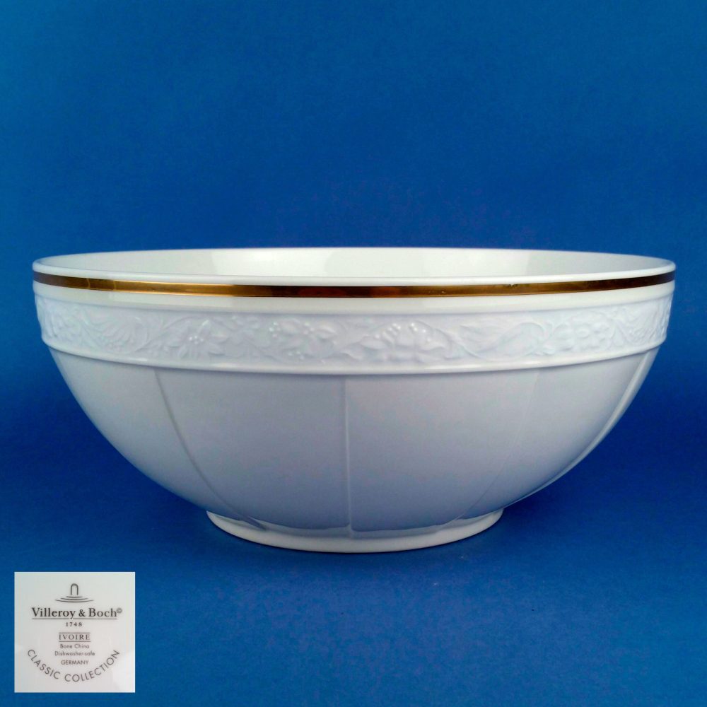 VILLEROY BOCH Ivoire 26cm Salad Bowl 1043903160 NEW DesignerXS