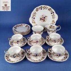 ROYAL STAFFORD Golden Bramble Coffee Set – 21pcs