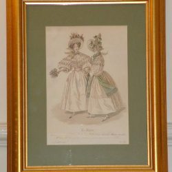 La mode Illustree Plat 242 Framed Print