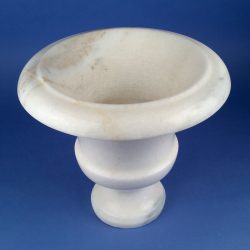 Indian White Marble Urn Planter 4 Indian White Marble Urn Planter - Image 2