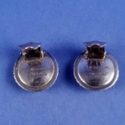 Blue John Earrings mounted in Sterling Silver 7 Blue John Earrings mounted in Sterling Silver - Image 3