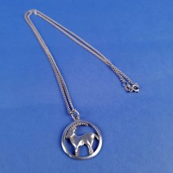 Capra Ibex Silver Necklace