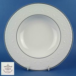VILLEROY BOCH Cellini Palatino Platin 24cm Deep Plate - 1046012700