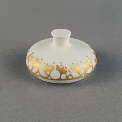 ROSENTHAL R1641 Gold on White Flowers Sugar Pot Lid