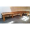 David Savage Oak Table - Large Solid Plank Table 4.26m x 1.19m 2 DAVID SAVAGE Oak Boardroom Dining Table 4.26m x 1.19m