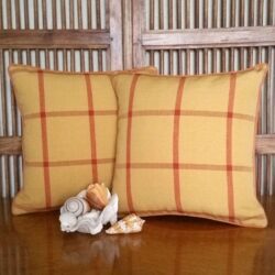 Spice Island Saffron and Cinnamon Cushion 30x30cm