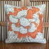 Country Collection Rust & Grey Guelder Rose Cushion 36x36cm 2 Country Collection Rust & Grey Guelder Rose Cushion 36x36cm