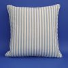 New England Blue and White Broad Stripe Cushion 46x46cm 2 New England Blue and White Broad Stripe Cushion 46x46cm