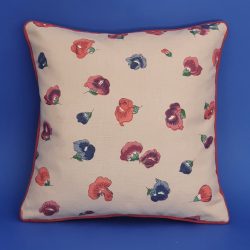 Sweet Pea Cushion Country Garden Collection 35x35cm