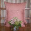 Liberty of London William Morris Strawberry Thief Damask Deep Rose Cushion 1 Liberty of London William Morris Strawberry Thief Damask Deep Rose Cushion